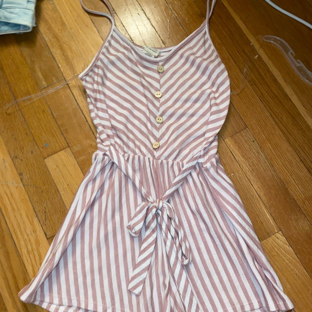 striped romper
